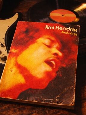 Jimi Hendrix Anthology Songbook Sheet Music Vintage Guitar Book